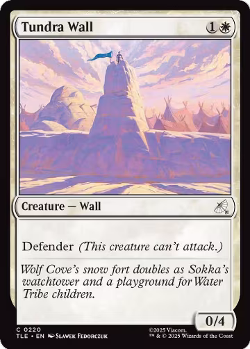Tundra Wall (0220) (220), Avatar: The Last Airbender: Eternal-Legal — Magic card price
