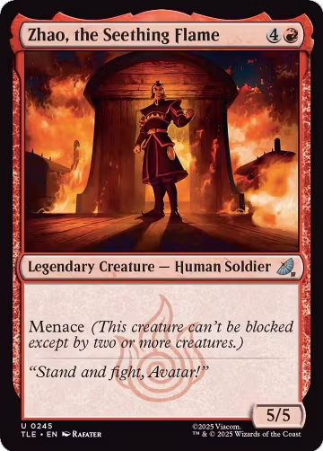 Zhao, the Seething Flame (0245) (245), Avatar: The Last Airbender: Eternal-Legal — Magic card price