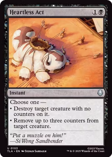 Heartless Act (103), Avatar: The Last Airbender — Magic card price