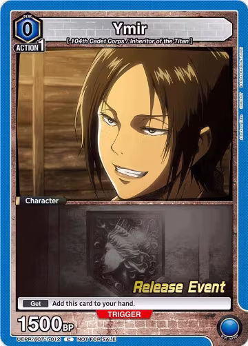 Ymir (012) (UEPR/AOT-1-012), Attack on Titan Release Event Cards — Union Arena card price