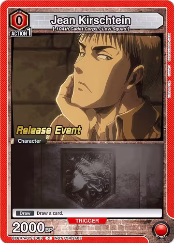 Jean Kirschtein (083) (UEPR/AOT-1-083), Attack on Titan Release Event Cards — Union Arena card price