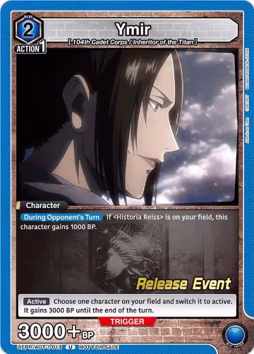 Ymir (013) (UEPR/AOT-1-013), Attack on Titan Release Event Cards — Union Arena card price