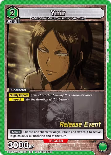 Ymir (044) (UEPR/AOT-1-044), Attack on Titan Release Event Cards — Union Arena card price