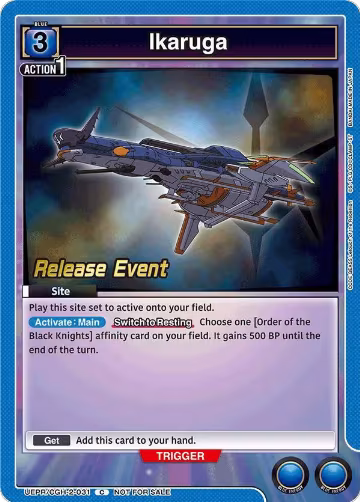 Ikaruga (UEPR/CGH-2-031), UEX03BT: CODE GEASS: Lelouch of the Rebellion Vol.2 Release Event Cards — Union Arena card price