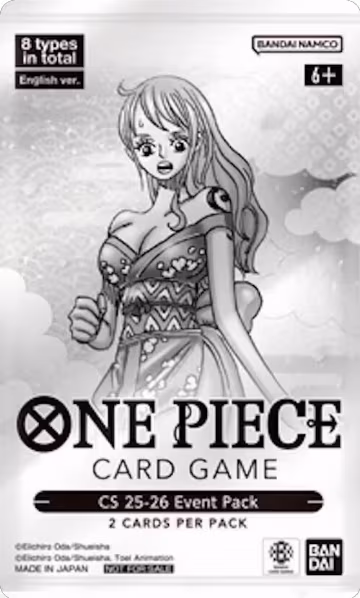 CS 25-26 Event Pack, One Piece Promotion Cards — One Piece sealed product price