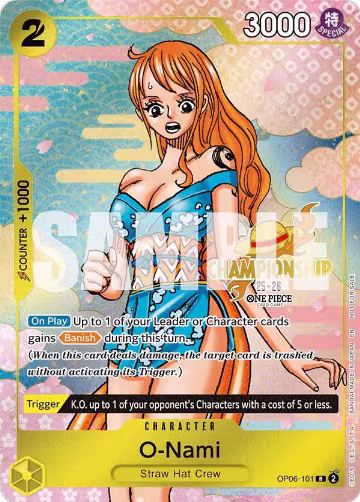 O-Nami (CS 25-26 Event Pack) (OP06-101), One Piece Promotion Cards — One Piece card price