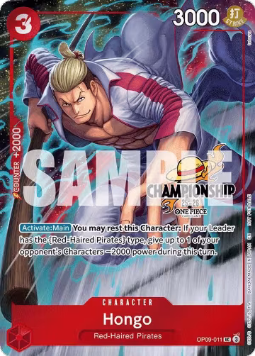 Hongo (CS 25-26 Celebration Pack) (OP09-011), One Piece Promotion Cards — One Piece card price