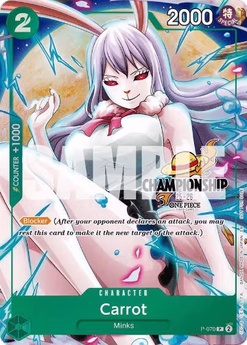 Carrot (CS 25-26 Event Pack Finalist Ver.) (P-070), One Piece Promotion Cards — One Piece card price