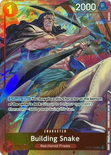Building Snake (Premium Card Collection -Best Selection Vol. 4-) (OP09-008), One Piece Promotion Cards — One Piece card price