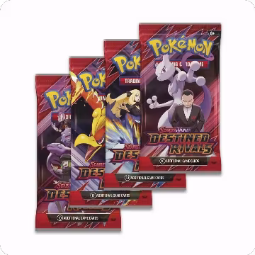 Destined Rivals Booster Pack Art Bundle [Set of 4], Destined Rivals — Pokémon sealed product price
