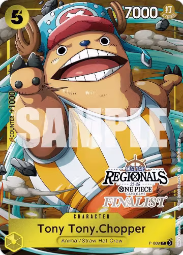 Tony Tony.Chopper (Online Regional Finalist Card Set 2025 Vol.2) (P-089), One Piece Promotion Cards — One Piece card price