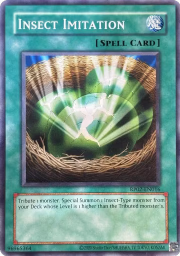 Insect Imitation (RP02-EN016), Retro Pack 2 (2020 Date Reprint) — Yu-Gi-Oh! card price