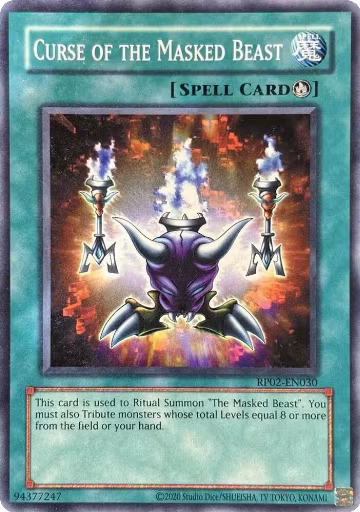 Curse of the Masked Beast (RP02-EN030), Retro Pack 2 (2020 Date Reprint) — Yu-Gi-Oh! card price