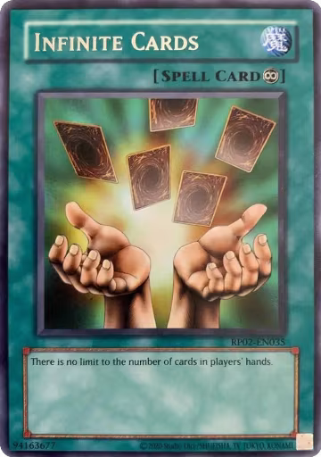 Infinite Cards (RP02-EN035), Retro Pack 2 (2020 Date Reprint) — Yu-Gi-Oh! card price