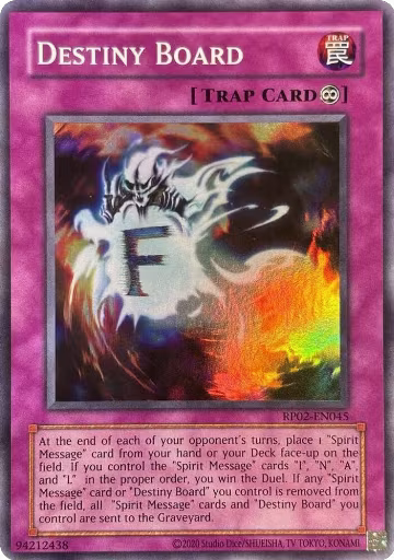 Destiny Board (RP02-EN045), Retro Pack 2 (2020 Date Reprint) — Yu-Gi-Oh! card price