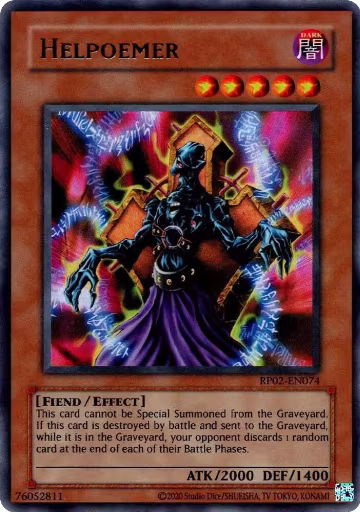 Helpoemer (RP02-EN074), Retro Pack 2 (2020 Date Reprint) — Yu-Gi-Oh! card price
