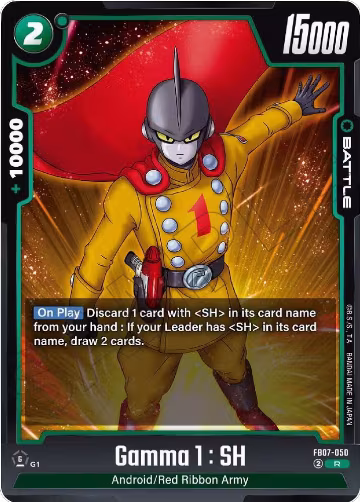 Gamma 1 : SH (FB07-050), Wish For Shenron — DB Fusion card price