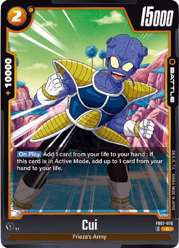 Cui (FB07-076), Wish For Shenron — DB Fusion card price