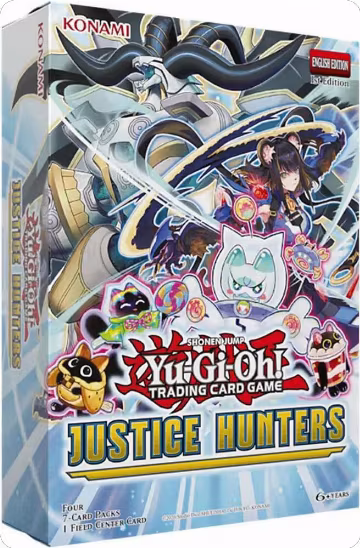 Justice Hunters Field Center Card Box (Retail Exclusive), Justice Hunters — Yu-Gi-Oh! sealed product price