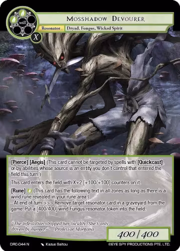Mossshadow Devourer (DRC-044 N), Descent into the Raven's Catacombs — Force of Will card price