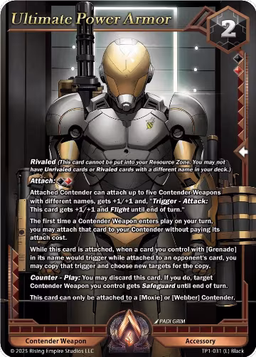 Ultimate Power Armor (TP1-031), Spoils of the Forgotten — Alpha Clash card price