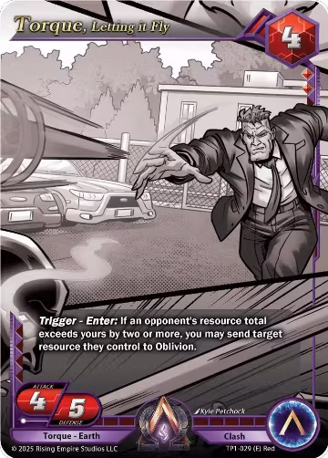 Torque, Letting it Fly (Monochrome) (TP1-029), Spoils of the Forgotten — Alpha Clash card price