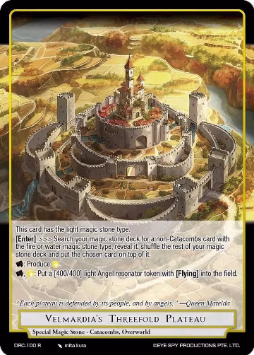 Velmardia's Threefold Plateau (DRC-100 R), Descent into the Raven's Catacombs — Force of Will card price