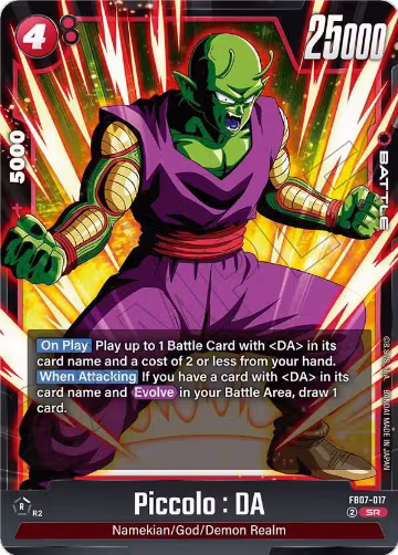 Piccolo : DA (FB07-017), Wish For Shenron — DB Fusion card price