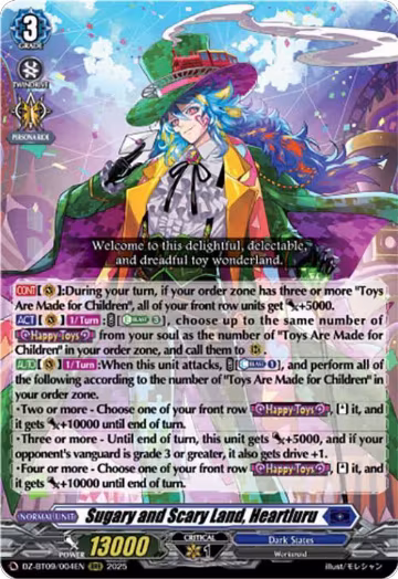 Sugary and Scary Land, Heartluru (DZ-BT09/004EN), DZ-BT09: Super Brave Detonation — Vanguard card price