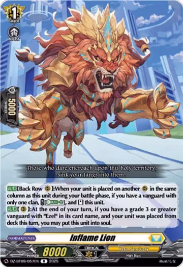 Inflame Lion (DZ-BT09/057EN), DZ-BT09: Super Brave Detonation — Vanguard card price