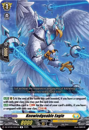 Knowledgeable Eagle (DZ-BT09/059EN), DZ-BT09: Super Brave Detonation — Vanguard card price