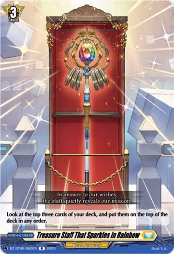 Treasure Staff That Sparkles in Rainbow (DZ-BT09/060EN), DZ-BT09: Super Brave Detonation — Vanguard card price