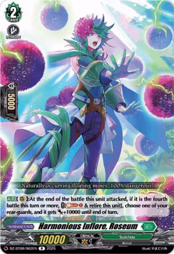 Harmonious Inflore, Roseum (DZ-BT09/062EN), DZ-BT09: Super Brave Detonation — Vanguard card price