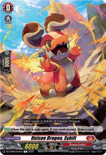 Unison Dragon, Sybilt (DZ-BT09/073EN), DZ-BT09: Super Brave Detonation — Vanguard card price