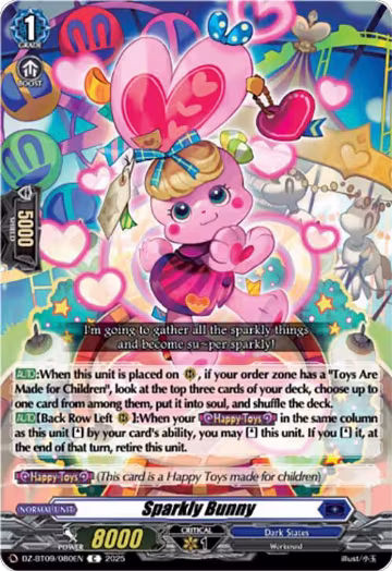 Sparkly Bunny (DZ-BT09/080EN), DZ-BT09: Super Brave Detonation — Vanguard card price