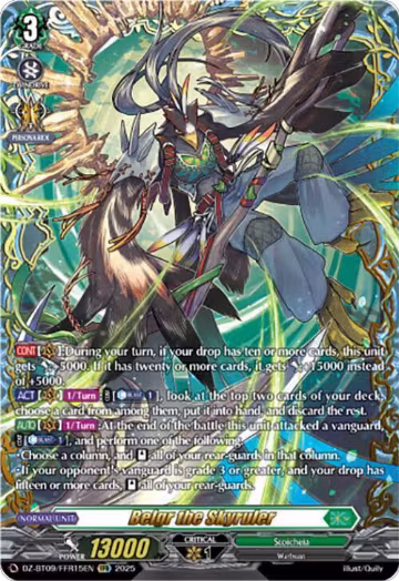 Belgr the Skyruler (FFR) (DZ-BT09/FFR15EN), DZ-BT09: Super Brave Detonation — Vanguard card price