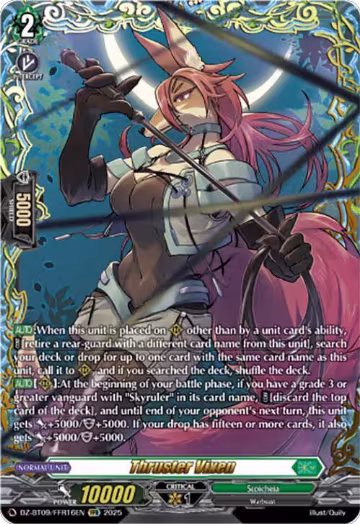 Thruster Vixen (FFR) (DZ-BT09/FFR16EN), DZ-BT09: Super Brave Detonation — Vanguard card price