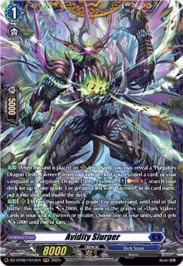Avidity Slurper (FR) (DZ-BT09/FR12EN), DZ-BT09: Super Brave Detonation — Vanguard card price