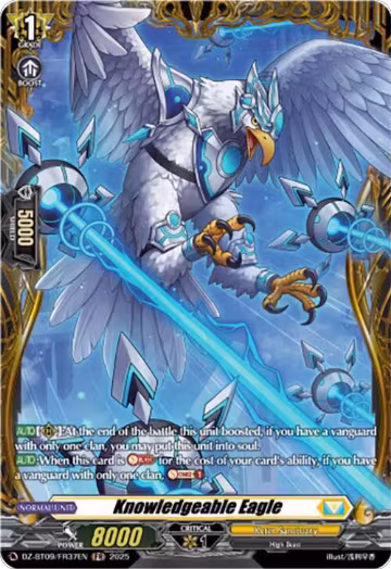 Knowledgeable Eagle (FR) (DZ-BT09/FR37EN), DZ-BT09: Super Brave Detonation — Vanguard card price