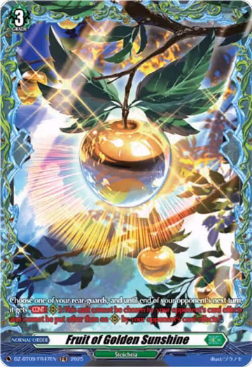 Fruit of Golden Sunshine (FR) (DZ-BT09/FR47EN), DZ-BT09: Super Brave Detonation — Vanguard card price