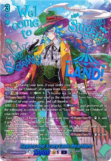 Sugary and Scary Land, Heartluru (SEC) (DZ-BT09/SEC02EN), DZ-BT09: Super Brave Detonation — Vanguard card price