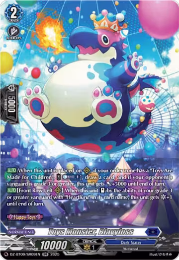 Toys Monster, Blavyloss (SR) (DZ-BT09/SR09EN), DZ-BT09: Super Brave Detonation — Vanguard card price