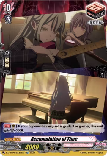 Accumulation of Time (EXC) (DZ-BT09/EX35EN) (DZ-BT09/EX35EN), DZ-BT09: Super Brave Detonation — Vanguard card price