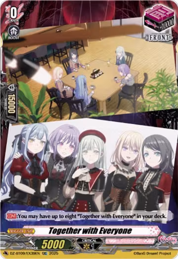 Together with Everyone (EXC) (DZ-BT09/EX39EN) (DZ-BT09/EX39EN), DZ-BT09: Super Brave Detonation — Vanguard card price