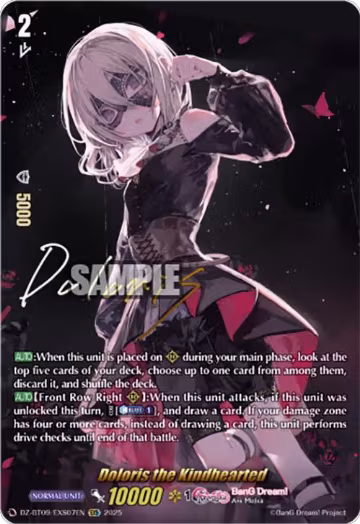 Doloris the Kindhearted (EXS) (DZ-BT09/EXS07EN), DZ-BT09: Super Brave Detonation — Vanguard card price