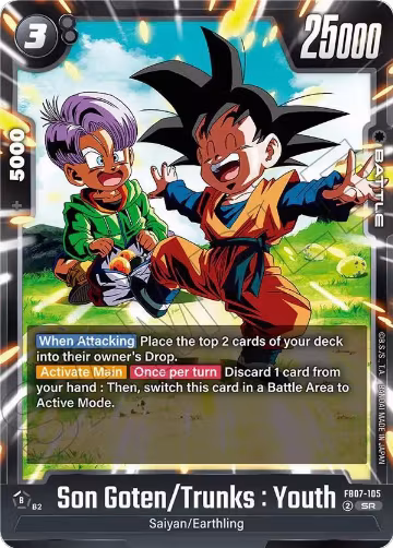 Son Goten/Trunks : Youth (FB07-105), Wish For Shenron — DB Fusion card price
