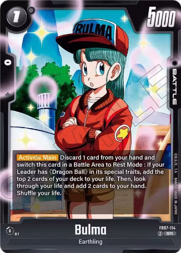 Bulma - FB07-114 (FB07-114), Wish For Shenron — DB Fusion card price