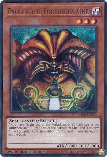 Exodia the Forbidden One (EUR) (25LP-EN000), Limited Pack World Championship 2025 — Yu-Gi-Oh! card price