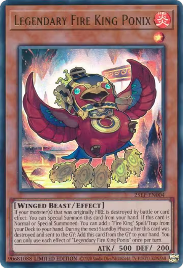 Legendary Fire King Ponix (25LP-EN004), Limited Pack World Championship 2025 — Yu-Gi-Oh! card price