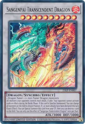 Sangenpai Transcendent Dragion (25LP-EN007), Limited Pack World Championship 2025 — Yu-Gi-Oh! card price